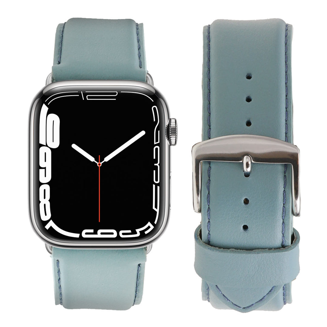 Holi Apple Watch - Slate Blue Cowhide Leather Strap 42 mm