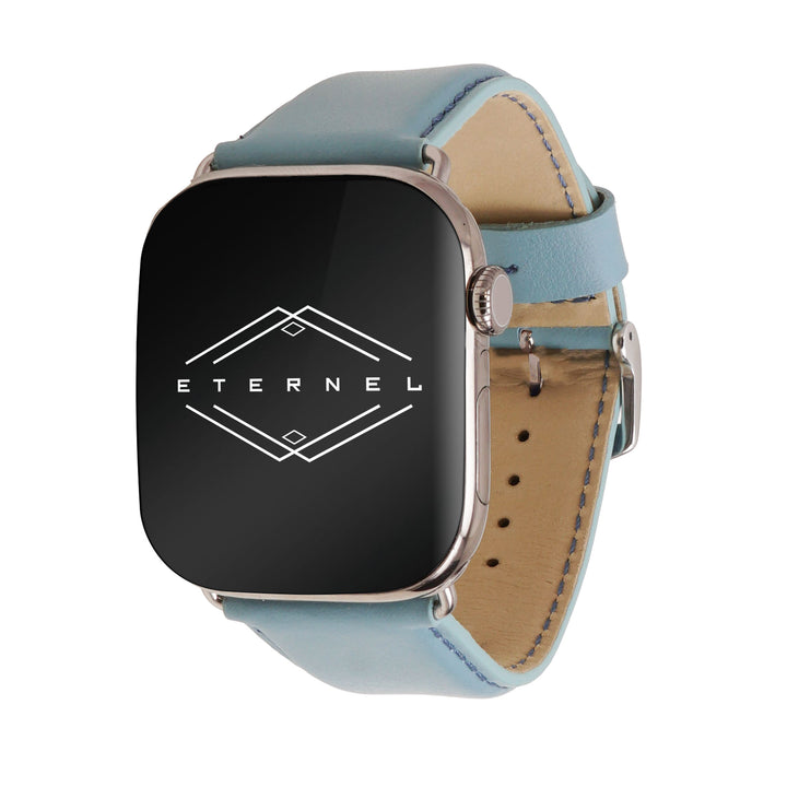 Holi Apple Watch - Slate Blue Cowhide Leather Strap 42 mm