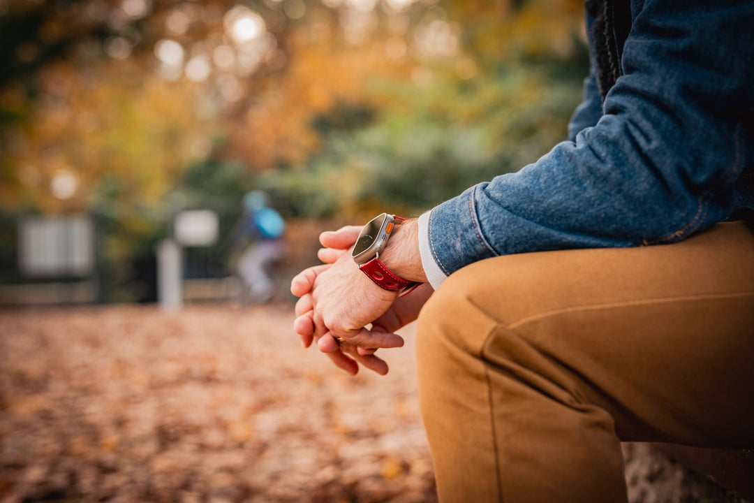 Bracelet Apple Watch en cuir : l’élégance intemporelle de l’automne