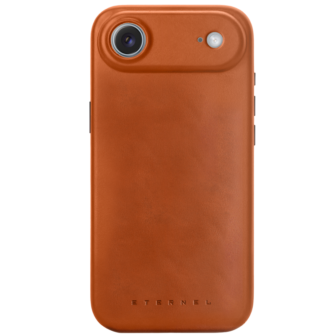 Arsene Full-Grain Leather Case – iPhone 17 Air – Honey