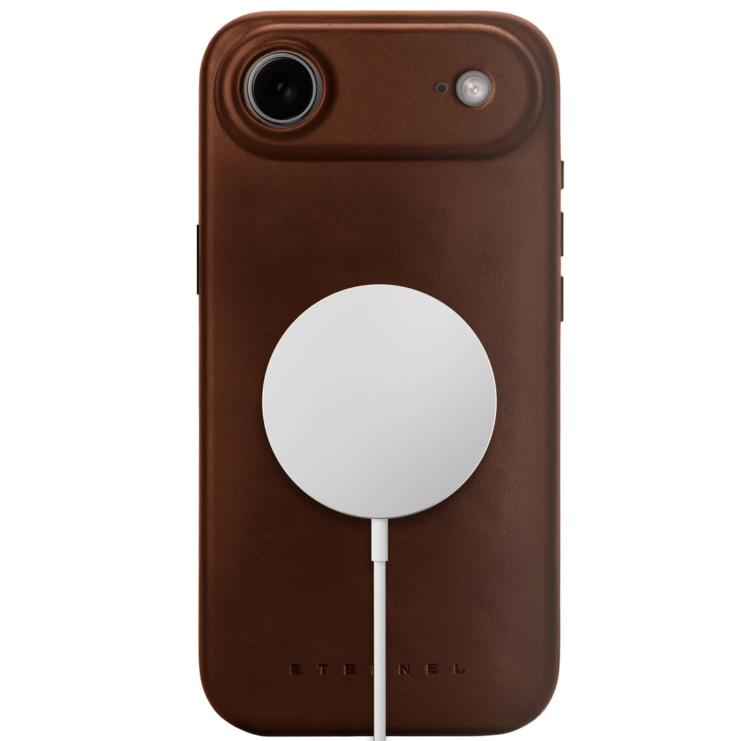 Arsene-Hülle Vollnarbenleder – iPhone 17 Air – Cognac
