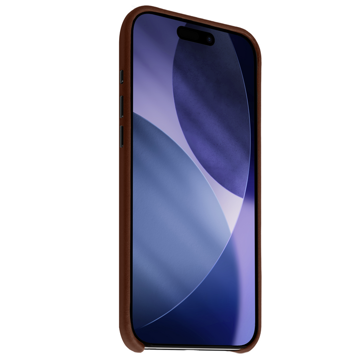 Arsene-Hülle Vollnarbenleder – iPhone 17 Air – Cognac
