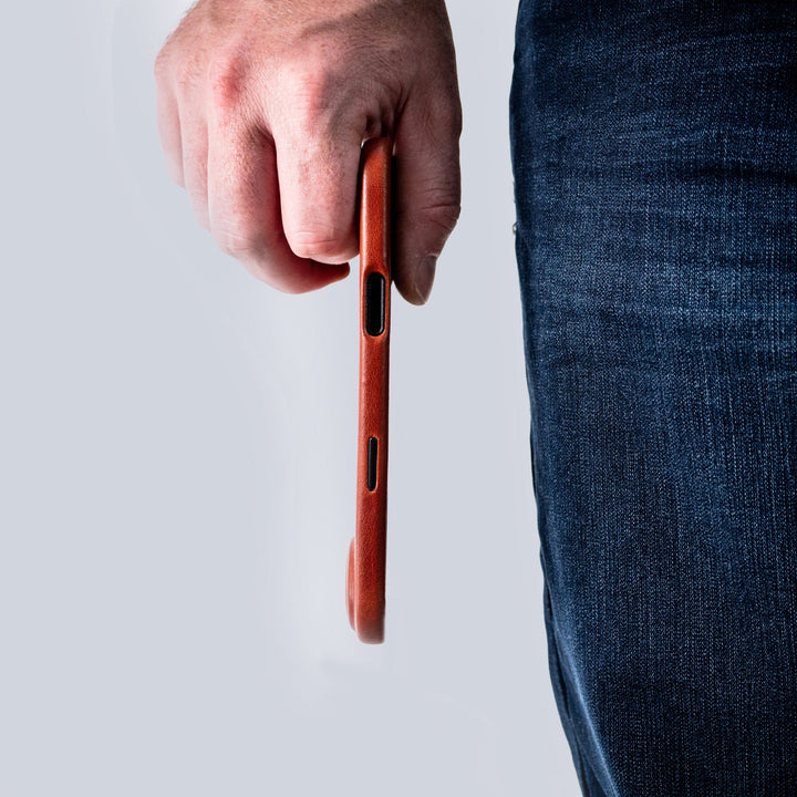 Arsene-Hülle Vollnarbenleder – iPhone 17 Air – Honig
