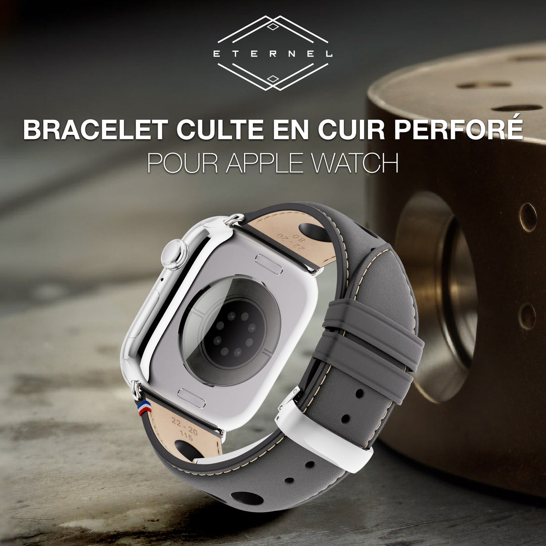18 mm BRACELET RACING RALLYE NOIR ET ROUGE BELLE QUALITÉ 18 mm BRACELET RACING RALLYE NOIR ET ROUGE BELLE QUALITÉ