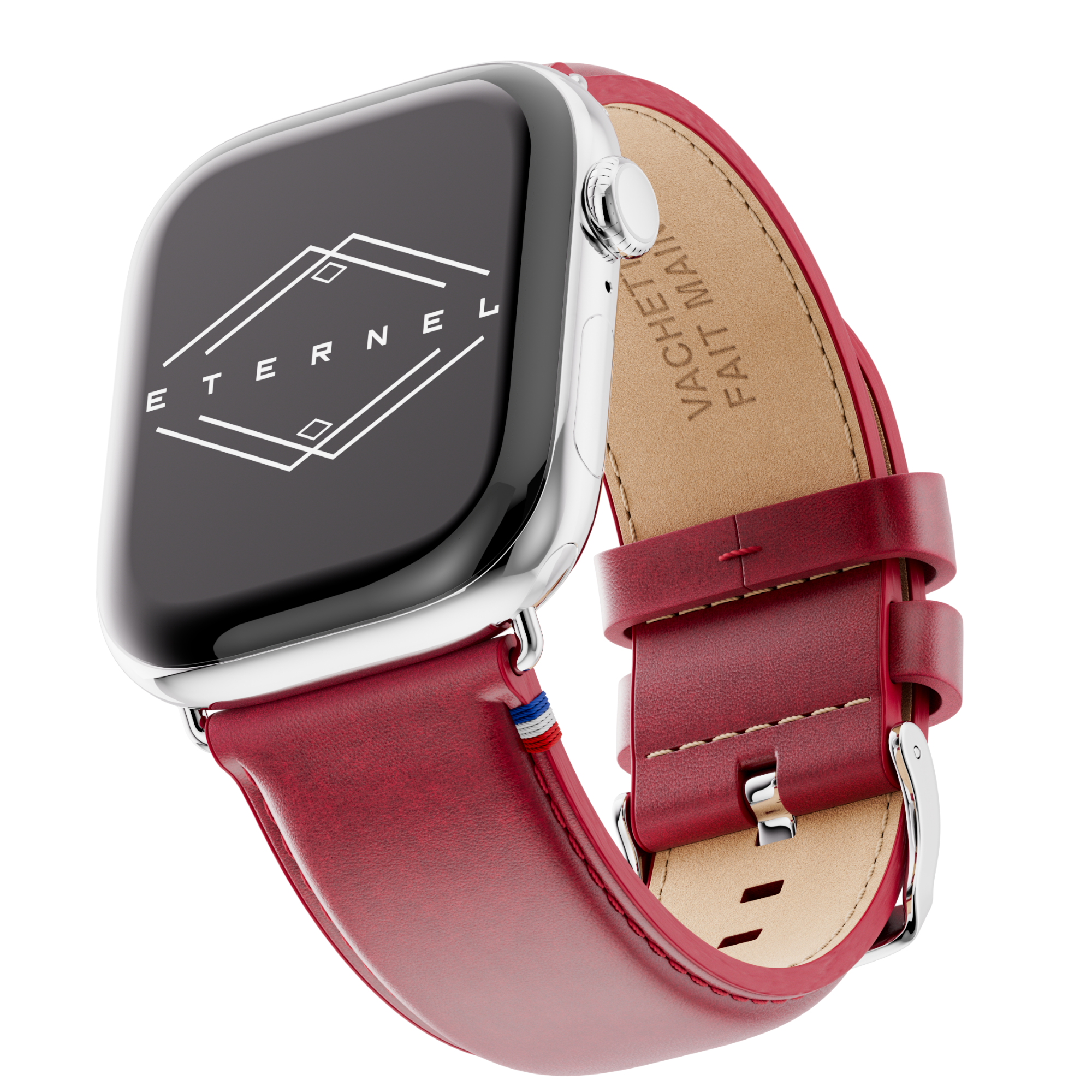 Richelieu – Apple Watch Armband Rot 46 49 mm ETERNEL