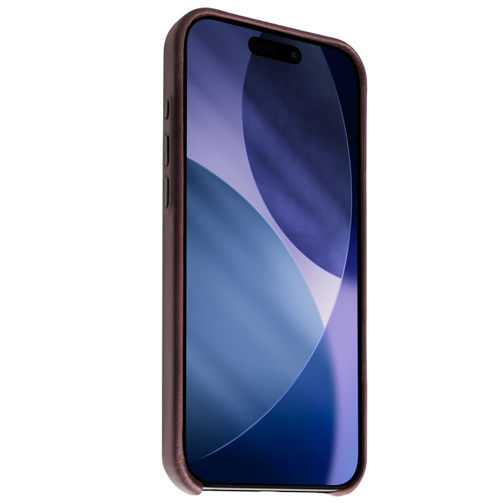 Précommande - Coque Arsene cuir pleine fleur - iPhone 17 Pro Max - Cognac