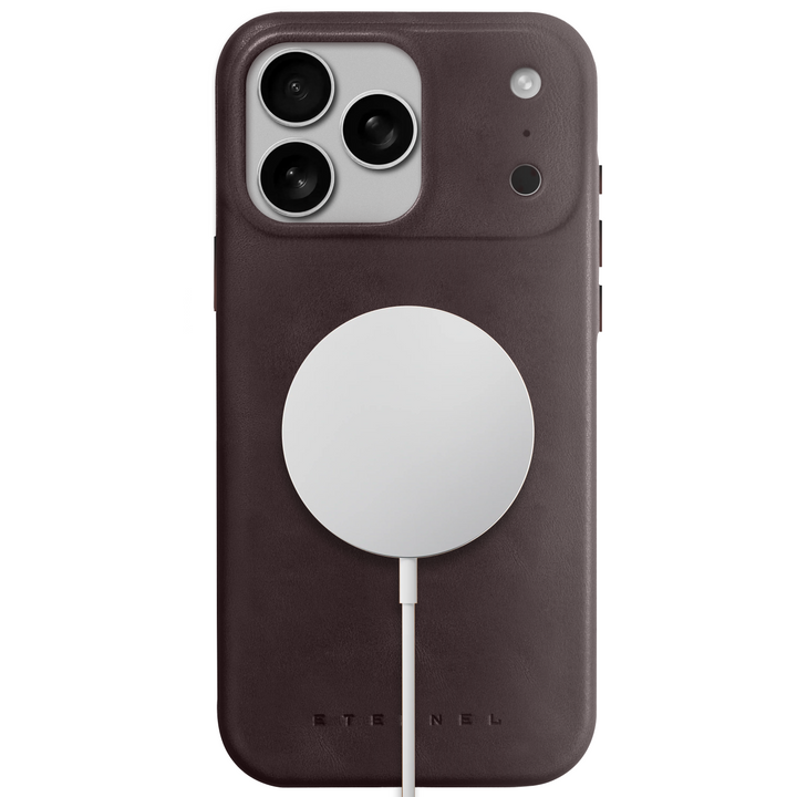 Précommande - Coque Arsene cuir pleine fleur - iPhone 17 Pro Max - Cognac