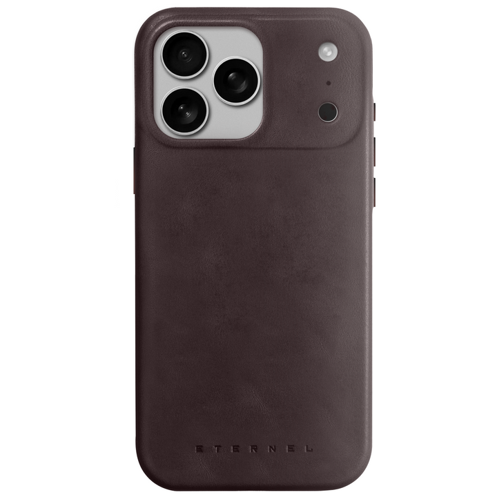 Précommande - Coque Arsene cuir pleine fleur - iPhone 17 Pro Max - Cognac