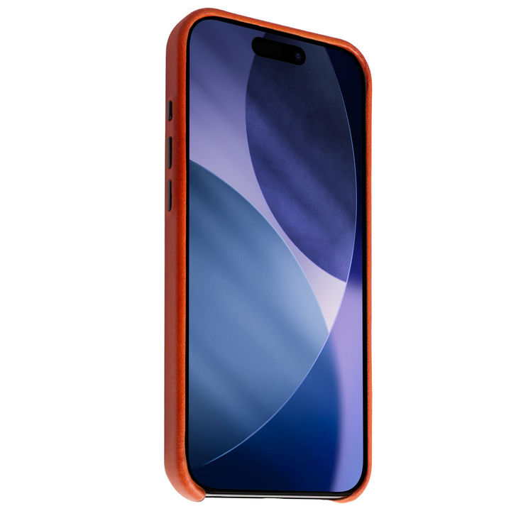 Précommande - Coque Arsene cuir pleine fleur - iPhone 17 Pro Max - Miel