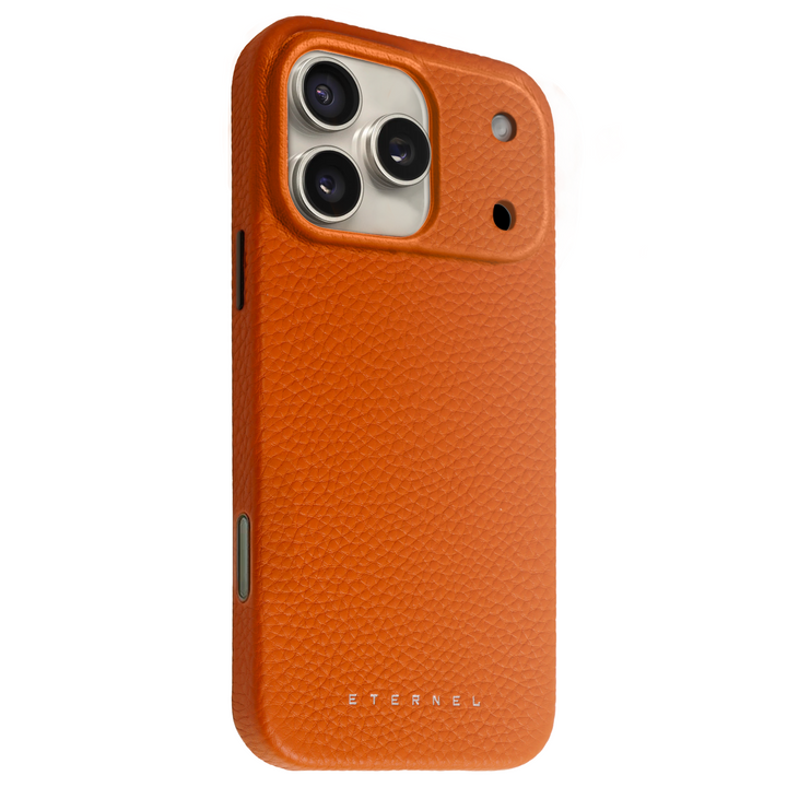 Précommande - Coque Elise cuir grainé - iPhone 17 Pro - Gold