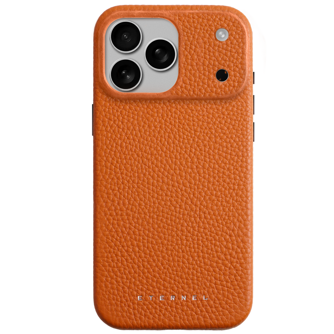 Précommande - Coque Elise cuir grainé - iPhone 17 Pro - Gold