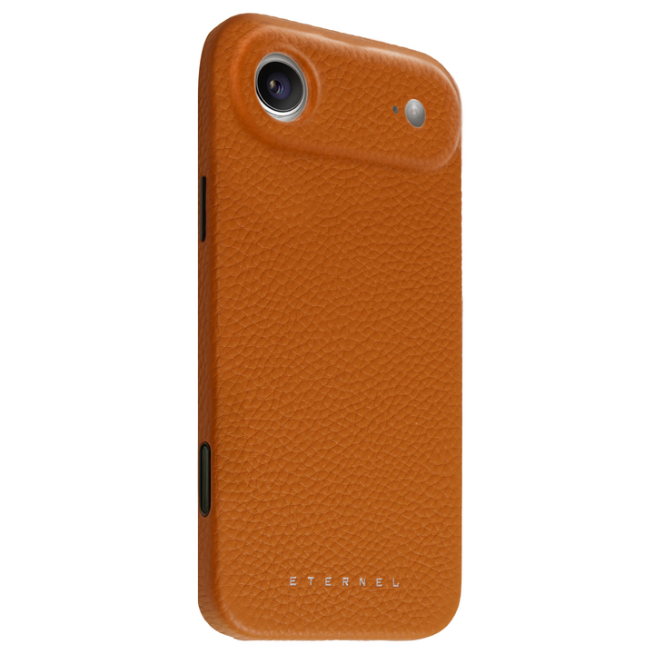 Elise Grained Leather Case – iPhone 17 Air – Gold
