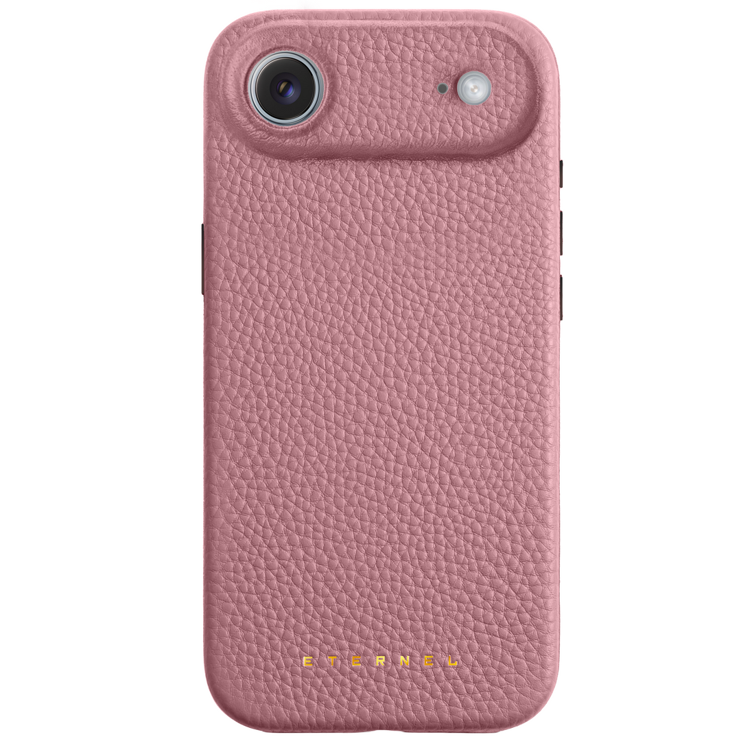 PRÉCOMMANDE - Coque Elise cuir grainé - iPhone 17 Air - Rose