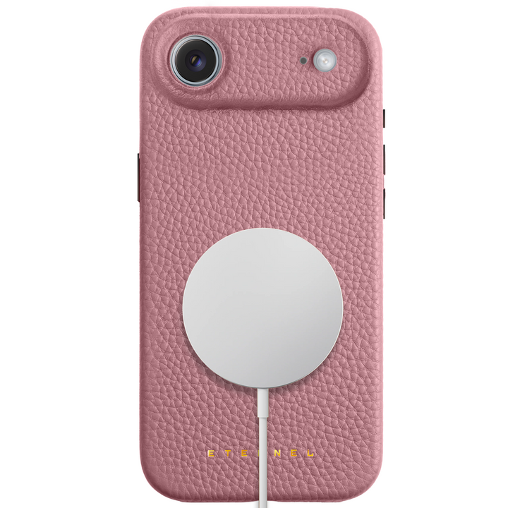 PRÉCOMMANDE - Coque Elise cuir grainé - iPhone 17 Air - Rose