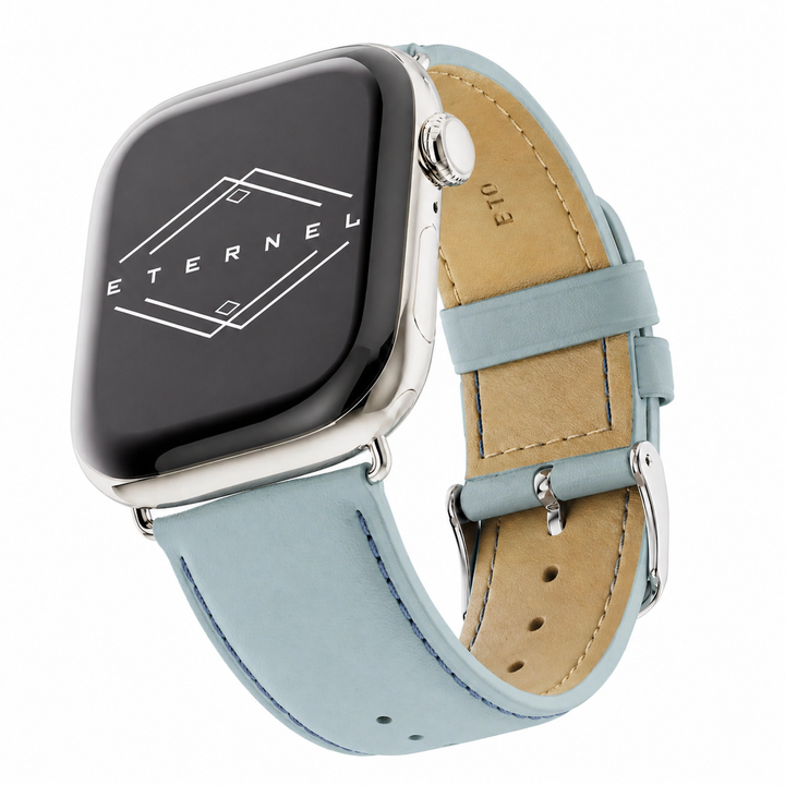 Holi Apple Watch - Armband aus pastellgrünem Schieferblau 46 / 49 mm